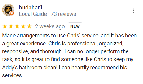 They Poop We Scoop 5 Star Google Review